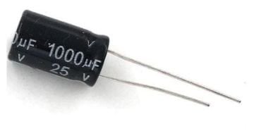 1000UF 25V 10X17 105' LOW ESR 5000 HOURS Kondansatör