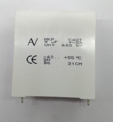 9UF 600V 2 PİN MKP Polyester Kondansatör %5 RM:37.5mm