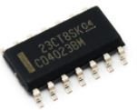 CD4023 SOIC-14 SMD Invertör ve Kapı Entegresi