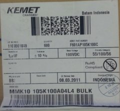 1UF 100V  %10 R:10 Polyester Kondansatör