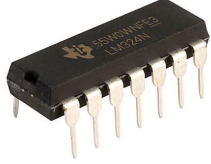 LM324N 5mA 5mV OpAmp Entegresi DIP14 Orjinal