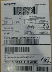 1UF 275V Polyester Kondansatör AC X2 %20 RM:27.5