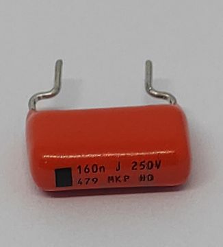 160NF 250V %10 RM:15-10 MKP Damla Tipi Polyester Kondansatör