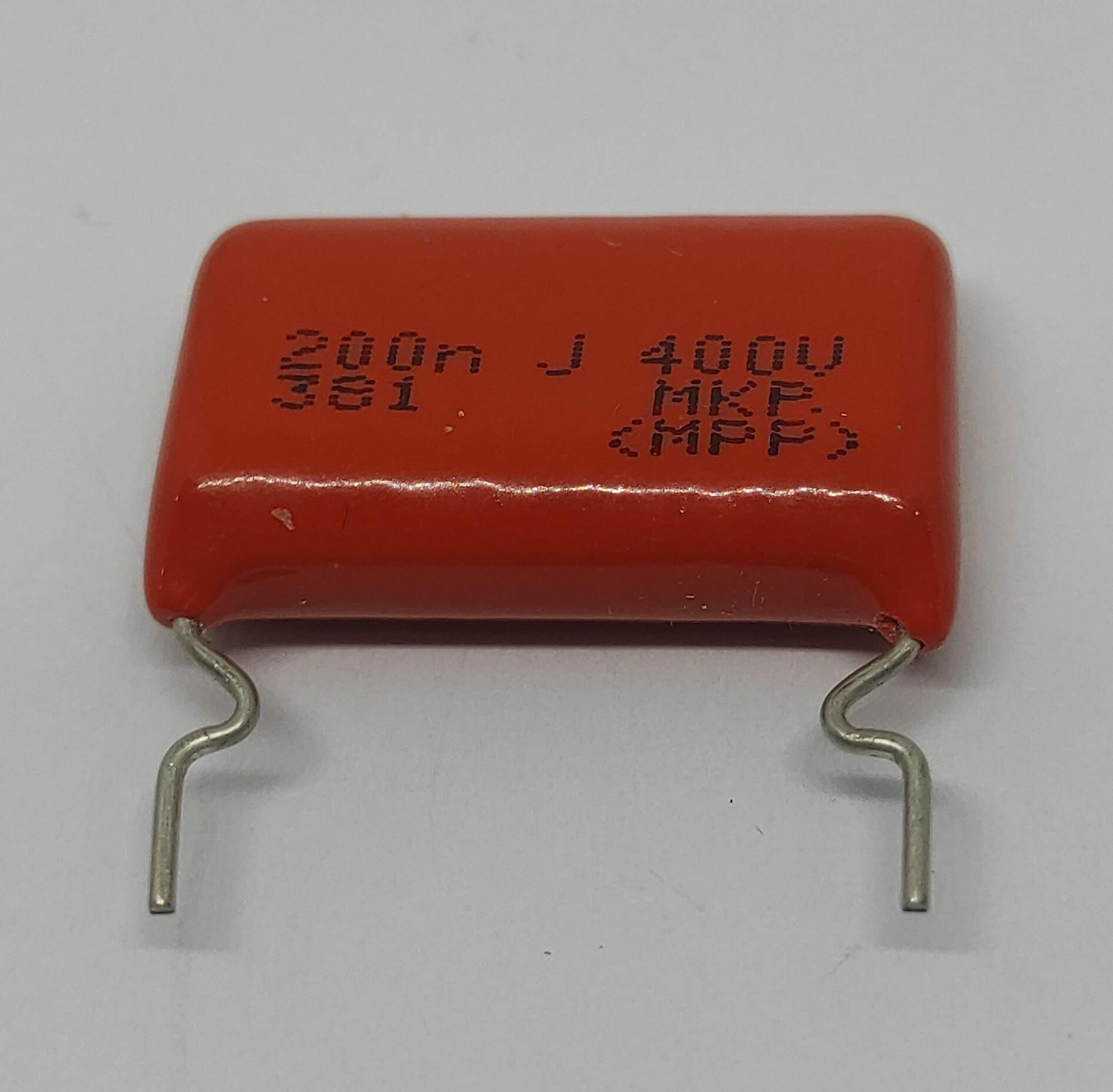 200NF 400V %5 DC RM:22.5 Damla Tipi MKP Polyester Kondansatör