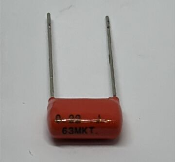 220NF 63V %5 R:7.5 MKT Damla Tipi Polyester Kond.