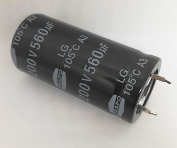 560UF 200V SNAP Elektrolitik Kondansatör 22X45 105C
