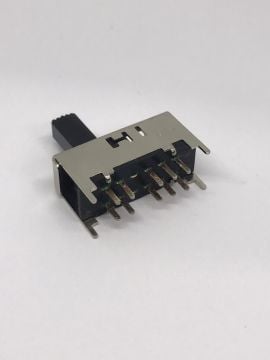 3 Konumlu 10 Pin 180C 25mm Sürgülü Switch