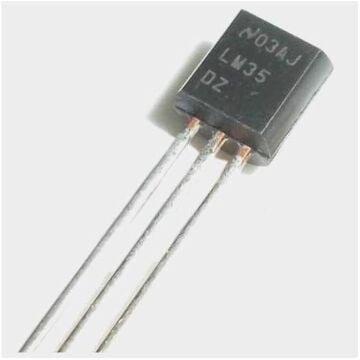 LM35DZ  TO-92 Hassas Sıcaklık Sensörü Entegresi (2.KALİTE)