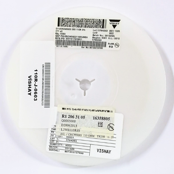 110R 603 Smd Direnç %5 CRCW0603110RJNEA VISHAY 5000 ADET