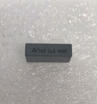 7.2NF 1600V MKP RM:15mm Polyester Kondansatör