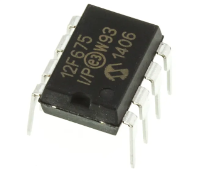 PIC12F675 I/P 8-Bit 20Mhz Mikrodenetleyici DIP8  Entegre (12F675)
