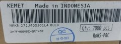 2.7NF 400V Polyester Kondansatör %5 RM:5