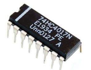 74HC4017 Sayıcı Entegresi