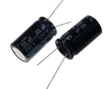 68uF 450V Elektrolitik Kondansatör 105C RADIAL 22X30