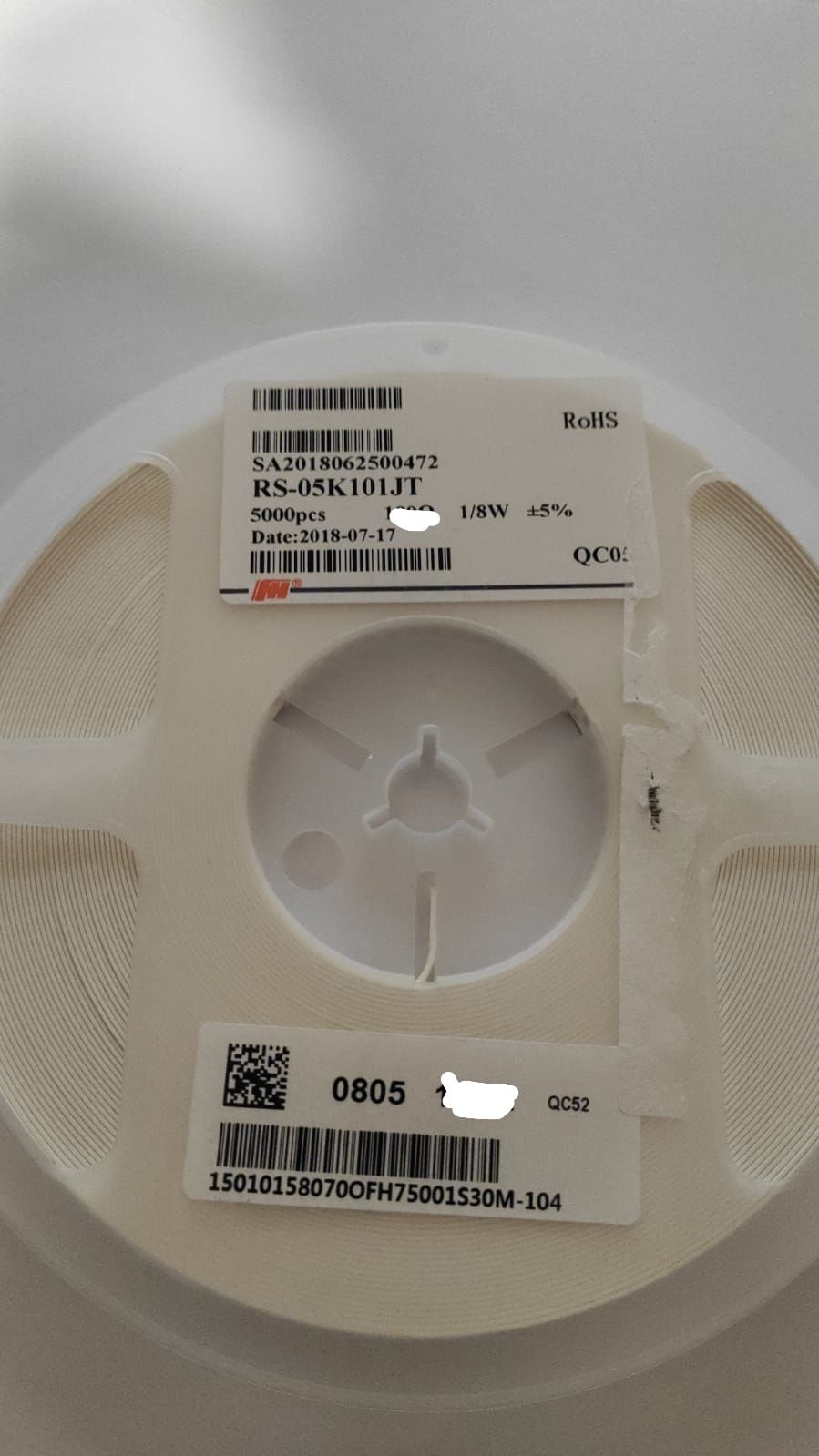 33R 805 Smd Direnç %5 1/8W RS-05K330JT FENGHUA 5000 ADET