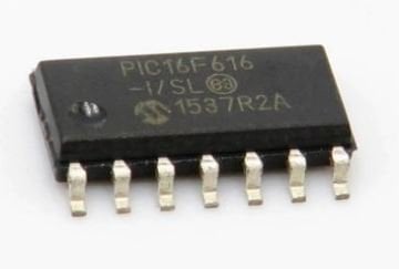 PIC16F616 I/SL SMD SOIC-14 8-Bit 20 MHz Entegre