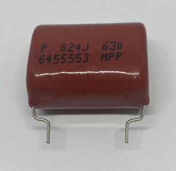 820NF 630V Damla Tipi Polyester Kondansatör  DC %5 RM:27.5 20 DÖKME  MKP