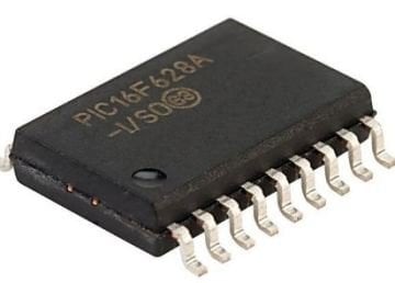PIC16F628A I/SO SOIC-18 8-Bit 20 MHz Mikrodenetleyici Entegre