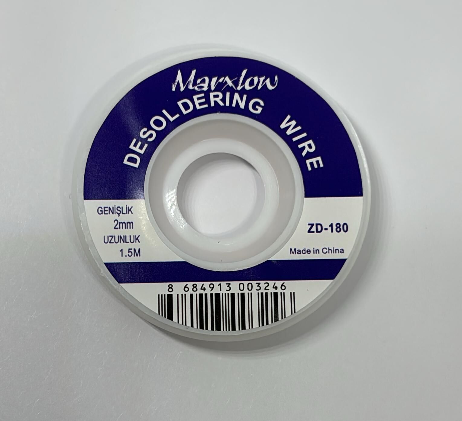 Marxlow ZD-180 2mmx1.5mm Lehim Sökme Fitili