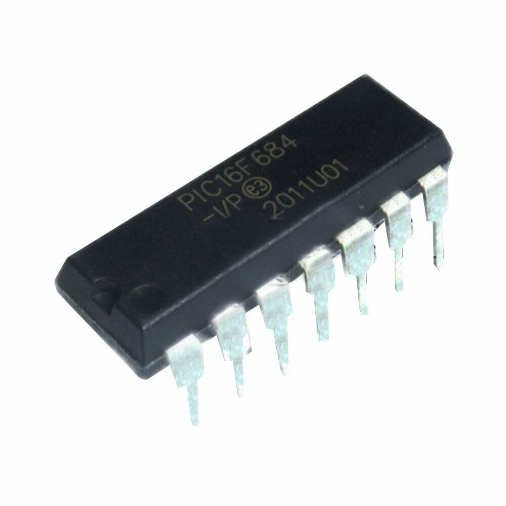 PIC16F684 I/P PDIP-14 8-Bit 20 MHz Mikrodenetleyici Entegre