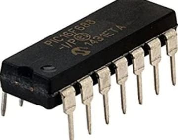 PIC16F688 I/P PDIP-14 8-Bit 20 MHz Mikrodenetleyici Entegre
