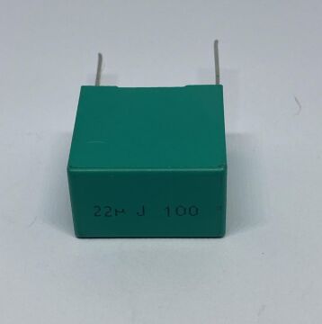 22UF 100V Polyester Kondansatör %5 RM:22.5