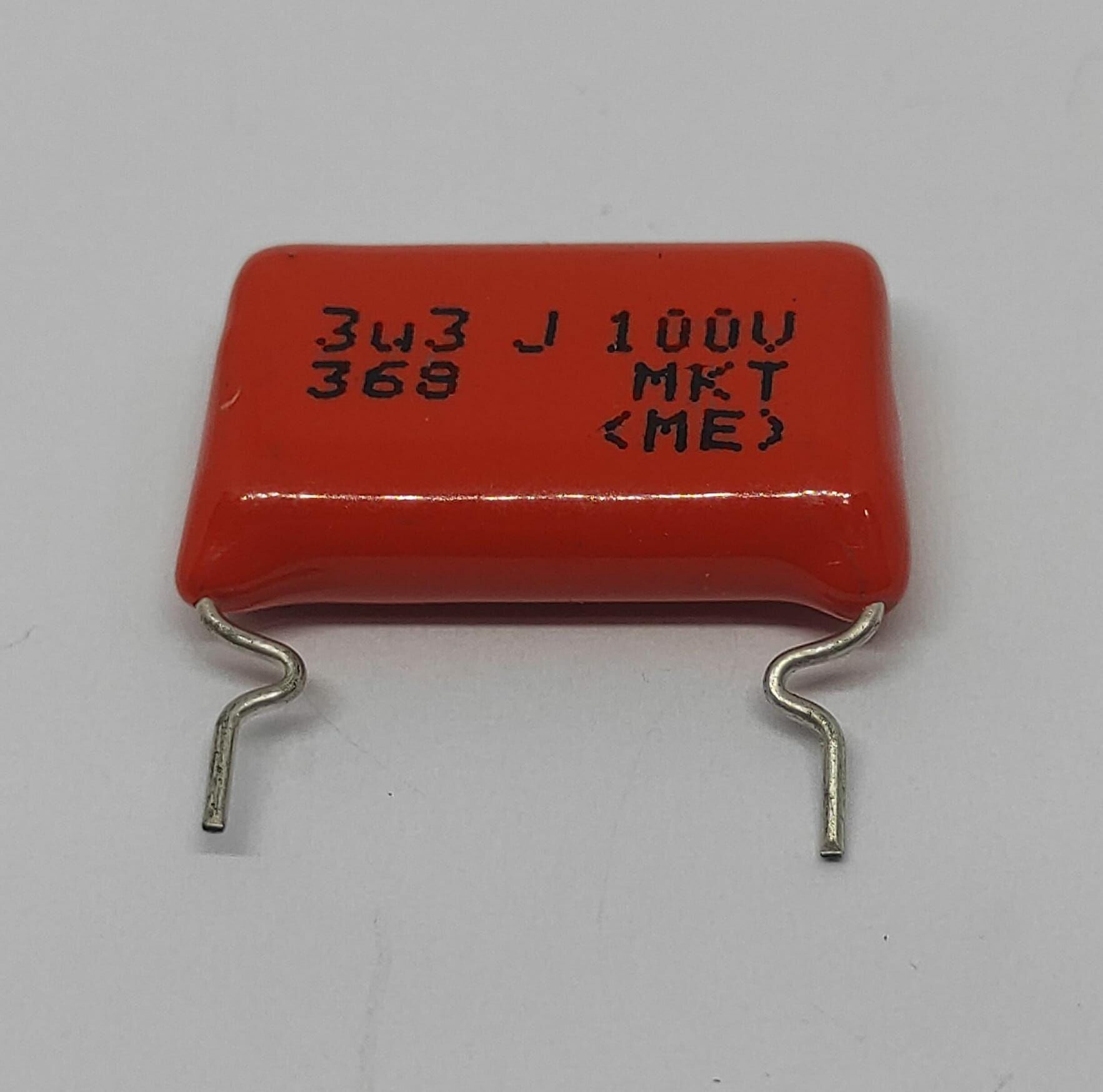 3.3UF 100V %5 R:22,5-20 MKT Damla Tipi Polyester Kondansatör