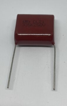 3.3UF 250V Damla Tipi Polyester Kondansatör %10 MKT RM:22.5
