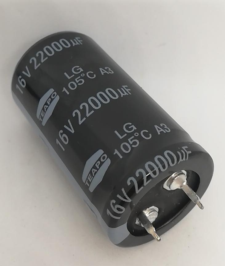 22000UF 16V Snap Kondansatör 105C 25X45