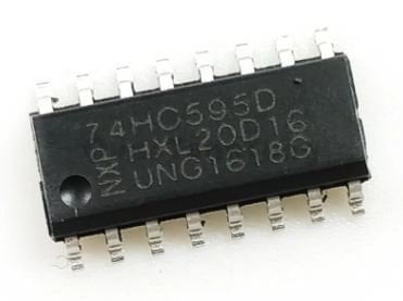 74HC595 SOIC-16 SMD Shift Register Entegresi