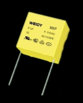 100NF 310V AC  MKP RM:15mm Polyester Kondansatör
