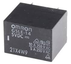 G5LE-14 DC5  RELAY POWER 10A 5VDC 1 FORMC SPDT ORJİNAL