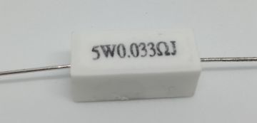 0R033 5W Taş Direnç Axial