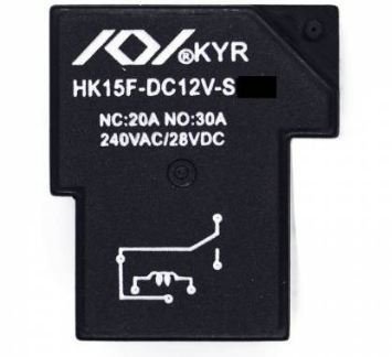 12V HK15F-DC12V-S-K T Röle