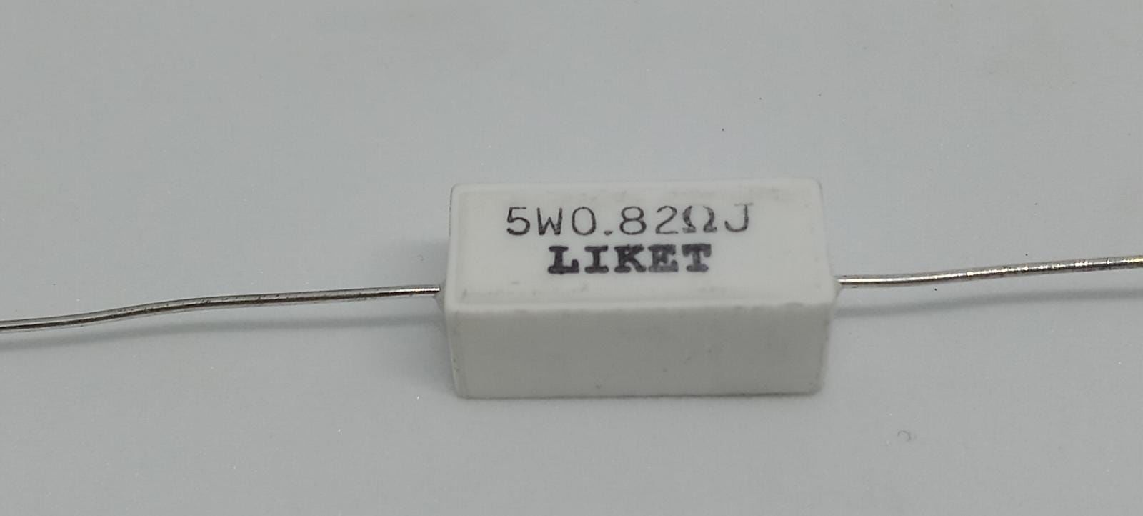 0R82 5W Taş Direnç Axial