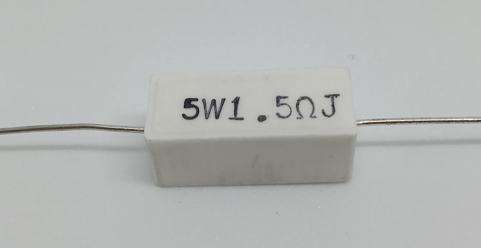 1R5 5W Taş Direnç Axial